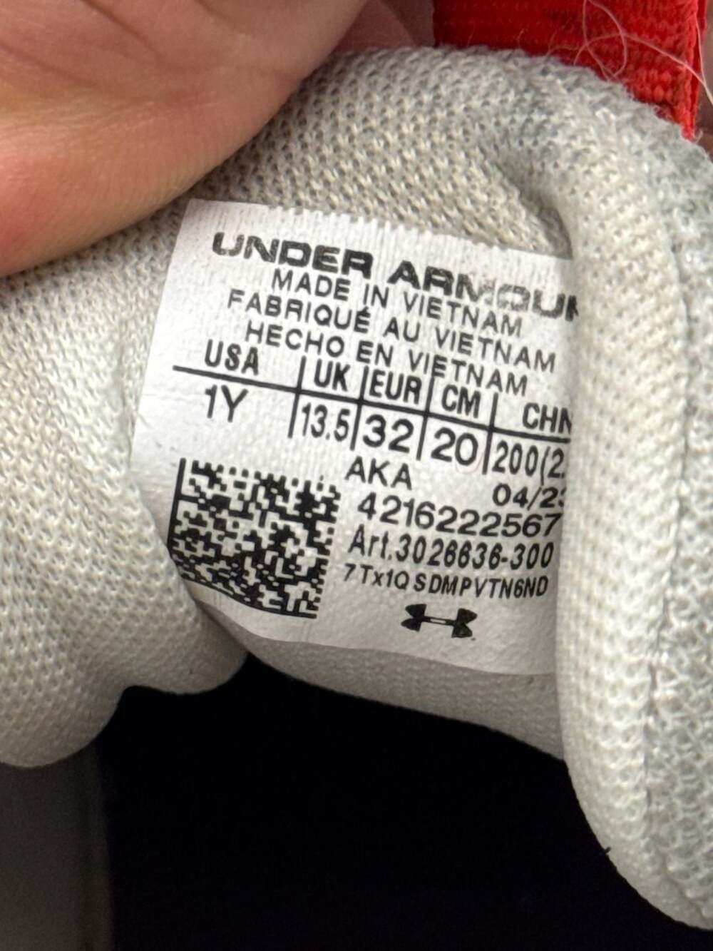 Under Armour Youth GS Jet '23 Basketball Shoes - Size 1Y - White/Purple/Orange - Picture 6 of 7